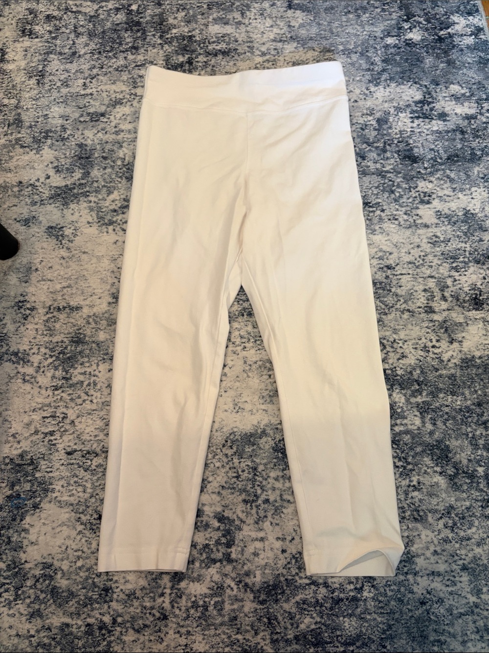 Time and Tru White High-Rise Seamless Leggings